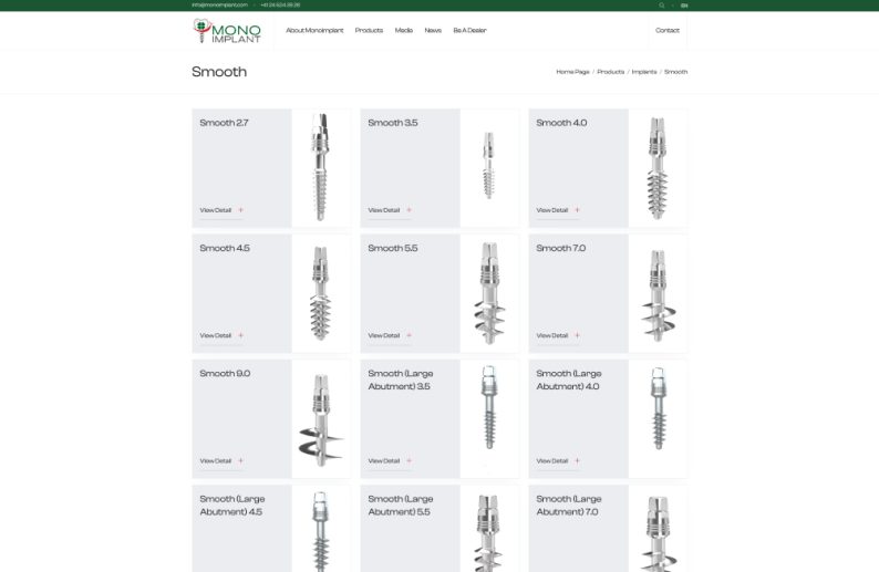 Mono Implant proje detay görseli
