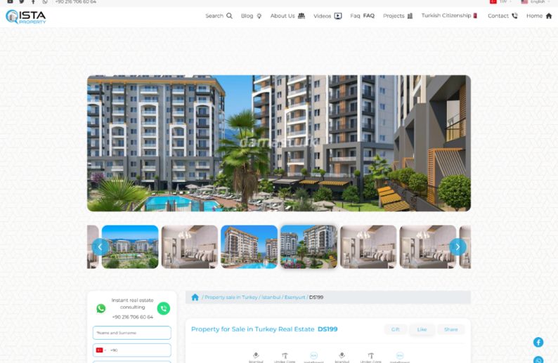 IstaProperty proje detay görseli