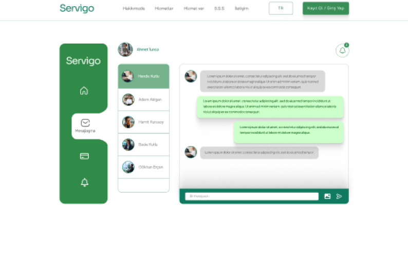 Servigo proje detay görseli