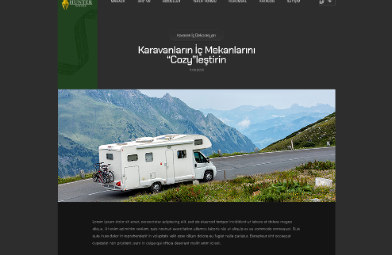 Hunter Caravan proje detay görseli