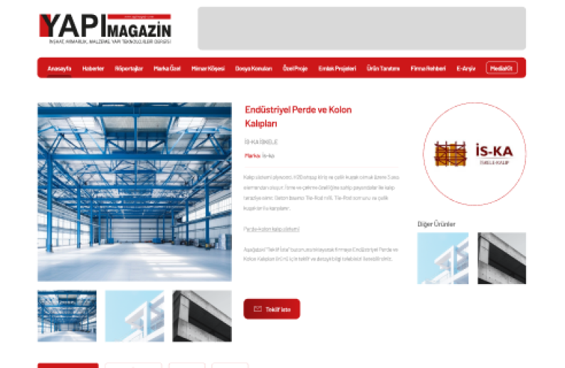 Yapı Magazin proje detay görseli